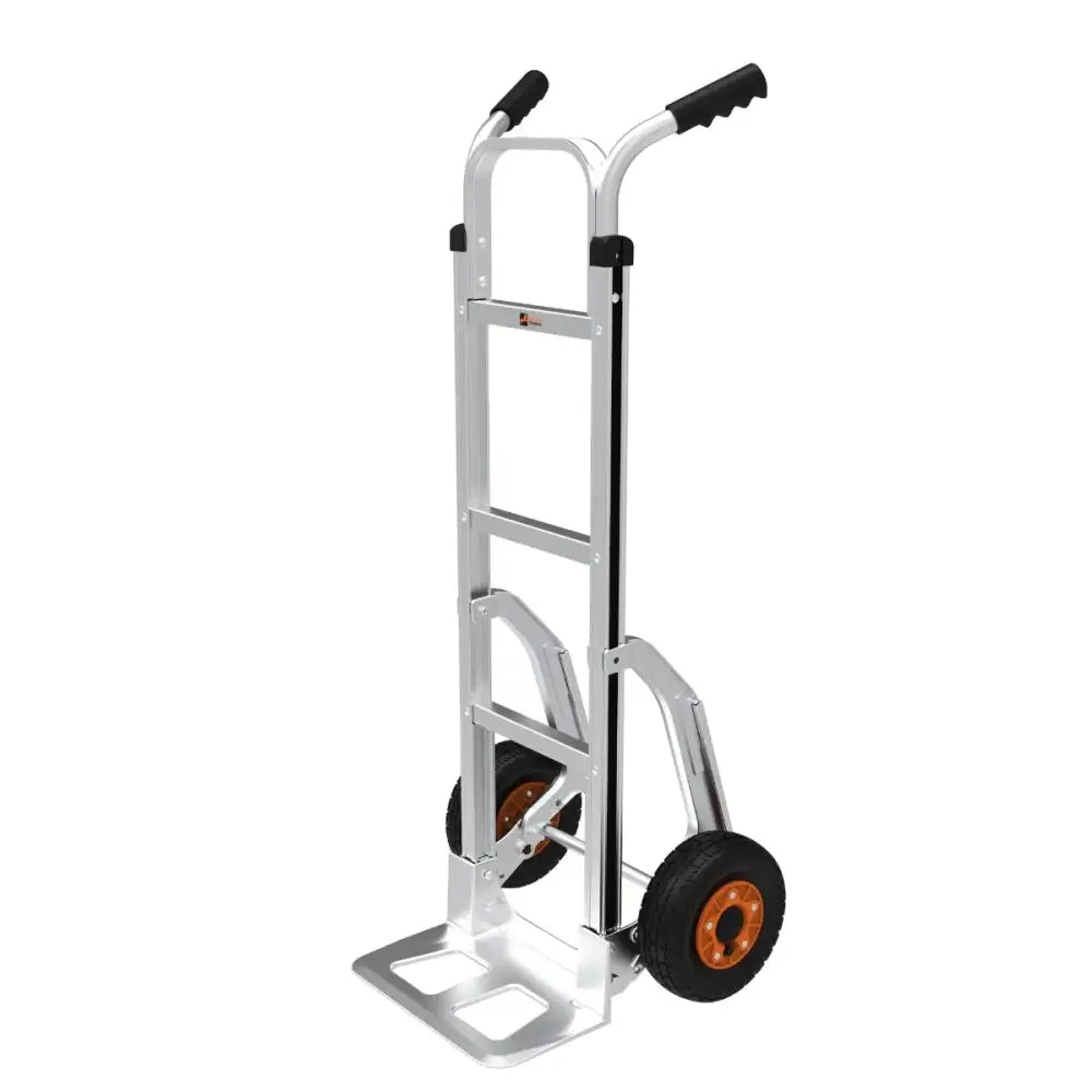 Centaur Aluminum Standard Toe Sack Truck with Sliders - Heavy Duty Hand Truck for Warehouse, Moving & Industrial Use