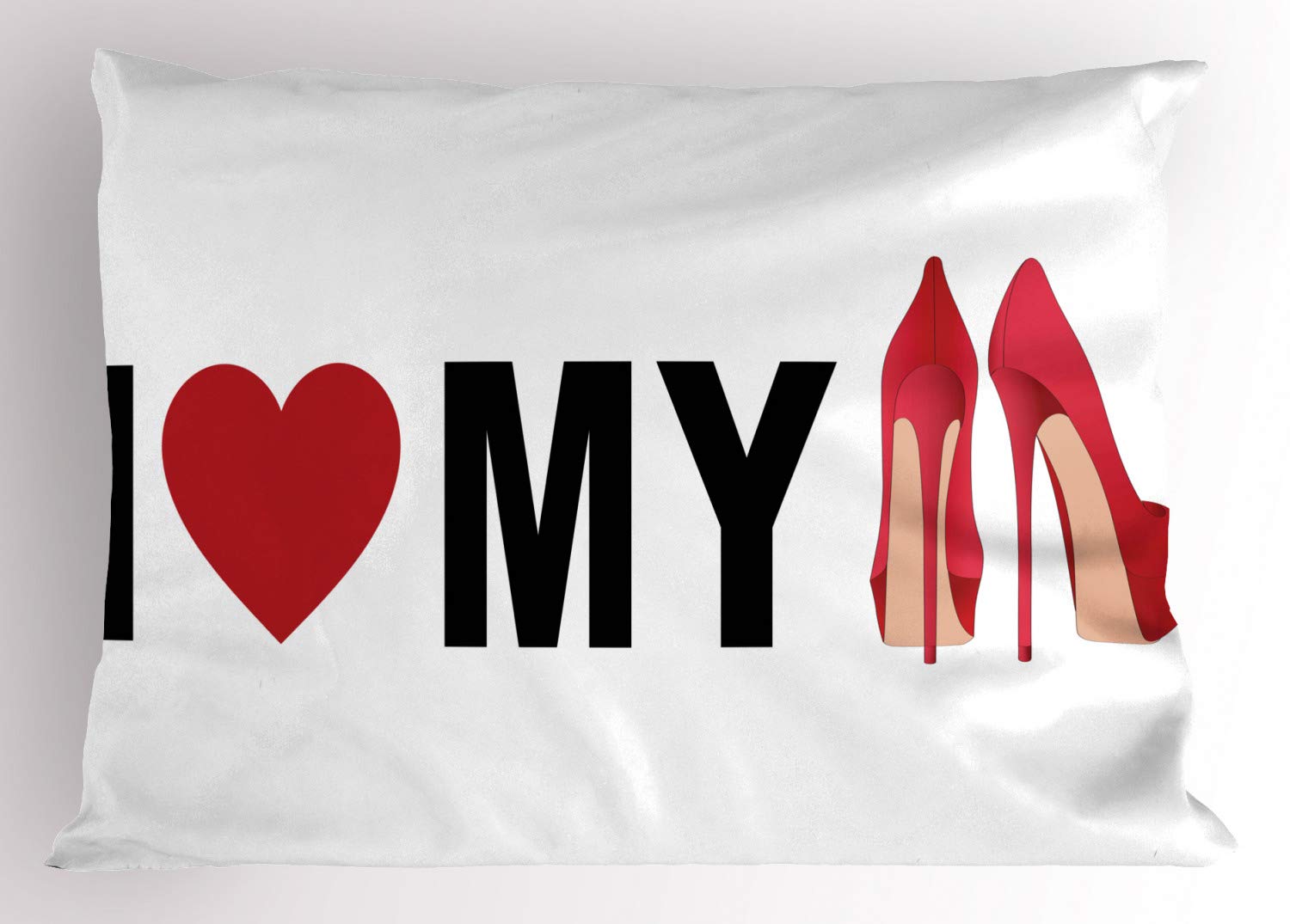 Ambesonne High Heels Pillow Sham - King Size 36