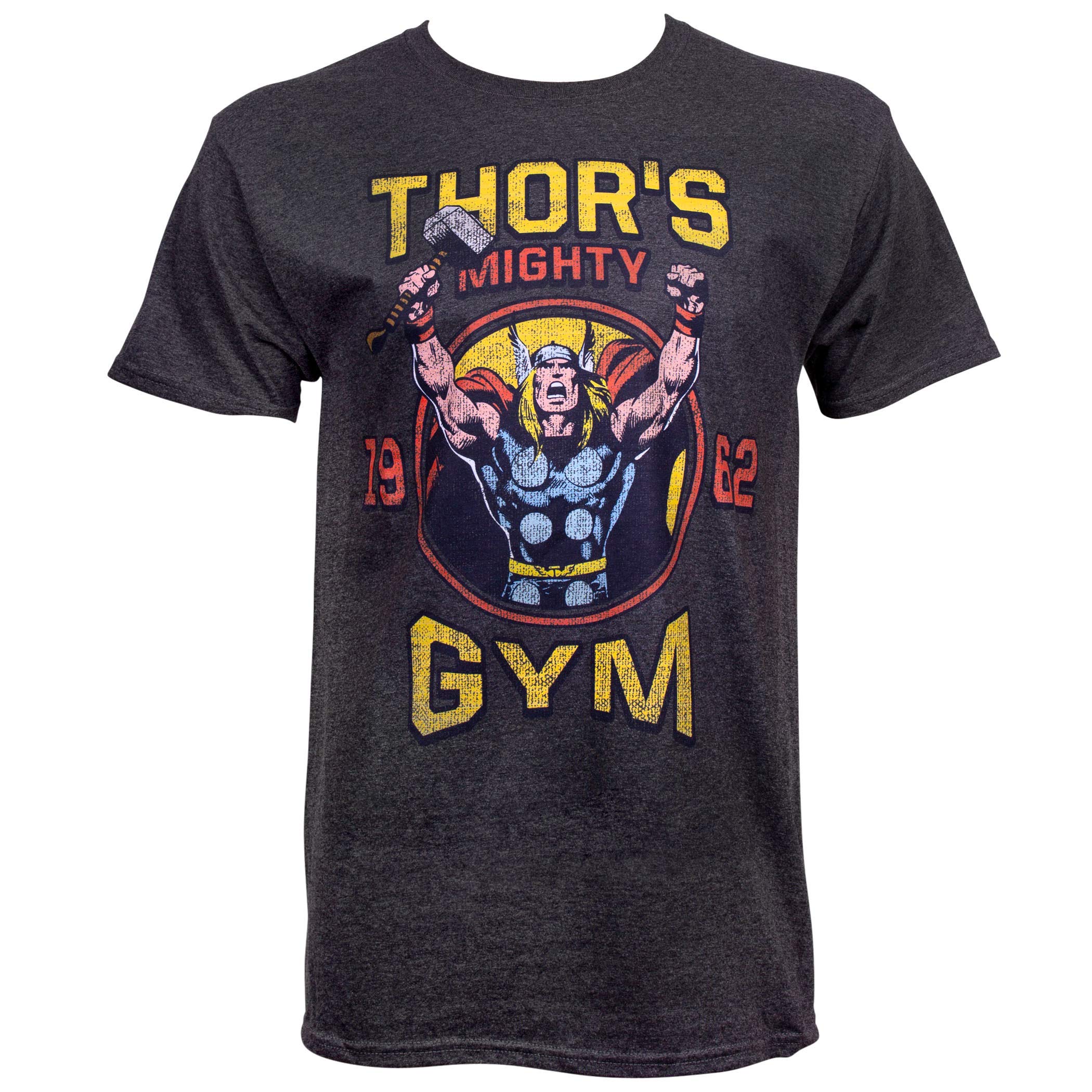 Thor Mighty Gym T-Shirt for Men - Large Size Black Cotton Workout Shirt for Weightlifting & Fitness Training | Perfect for Gym, Bodybuilding & Superhero Fans