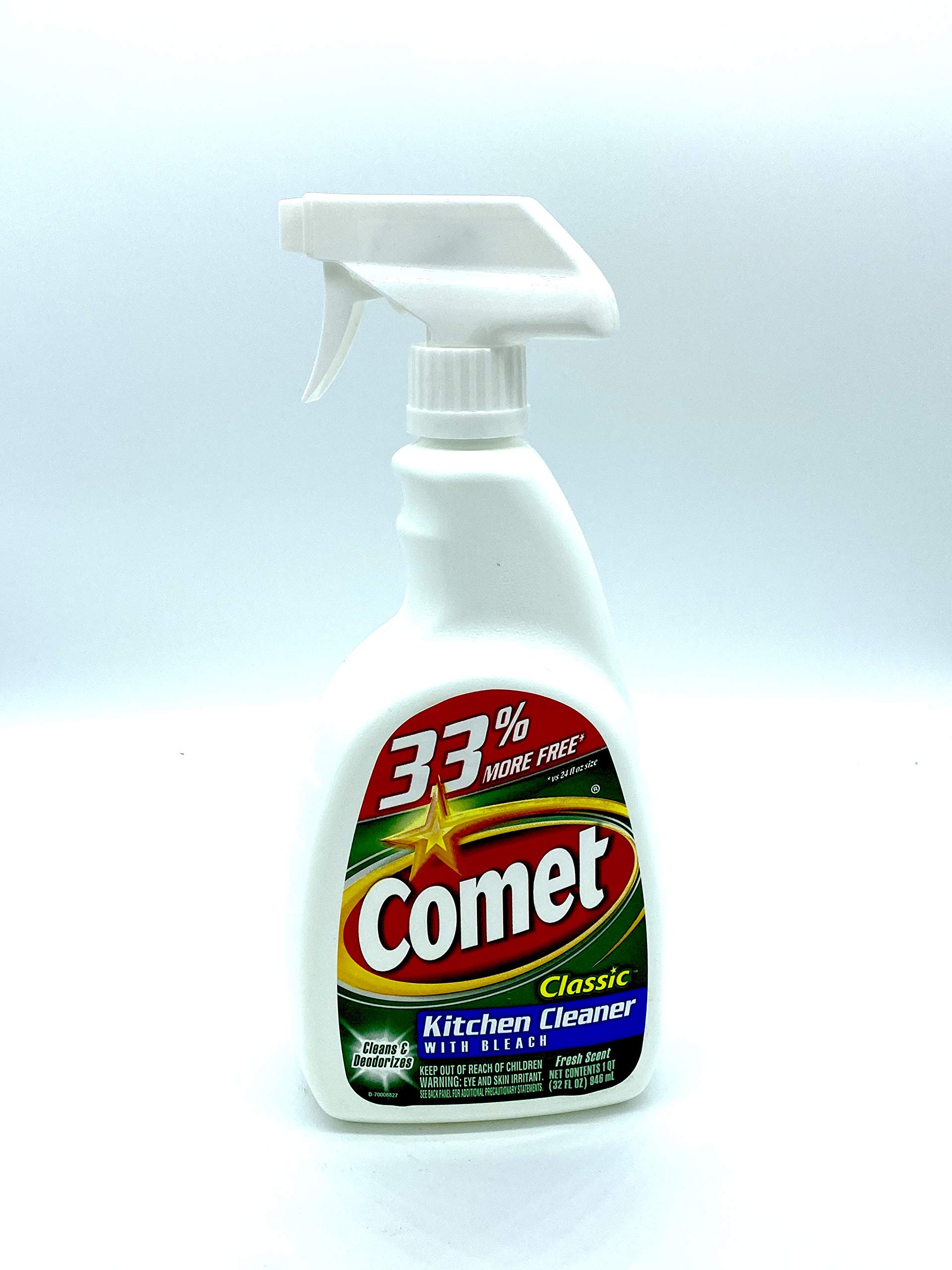 Comet Classic Kitchen Cleaner - Powerful Stain Remover for Countertops, Sinks & Appliances | Ideal for Daily Cleaning & Tough Grease Removal