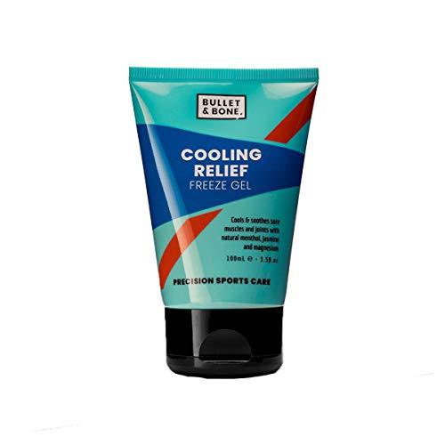 Bullet & Bone Cooling Relief Freeze Gel - 100ml Pain Relief for Muscle Soreness, Joint Pain & Inflammation - Perfect for Post-Workout Recovery & Arthritis Relief