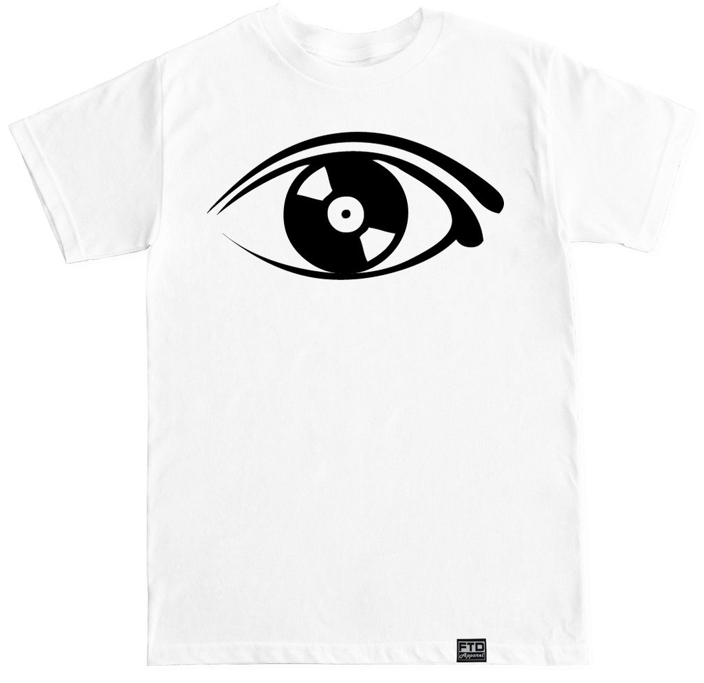 FTD Apparel Men's Eye See Music Graphic Tee - Soft Cotton Band T-Shirt for Concerts & Casual Wear