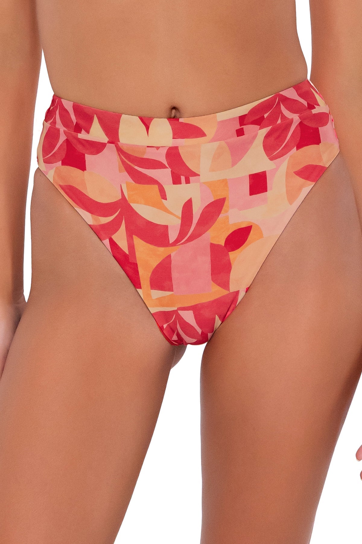 B Swim Serenade Shine Margot Bikini Bottom - High Waisted Swimwear for Women, Sexy & Comfortable Beachwear, Perfect for Pool Party, Vacation & Summer Getaways