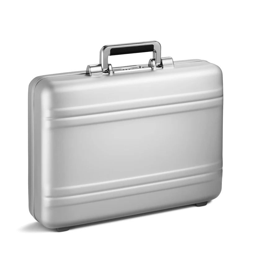 Zero Haliburton Classic Aluminum 3.0 Medium Attache Case 94412 Silver - Durable Business Briefcase for Professionals, Travel & Office Use