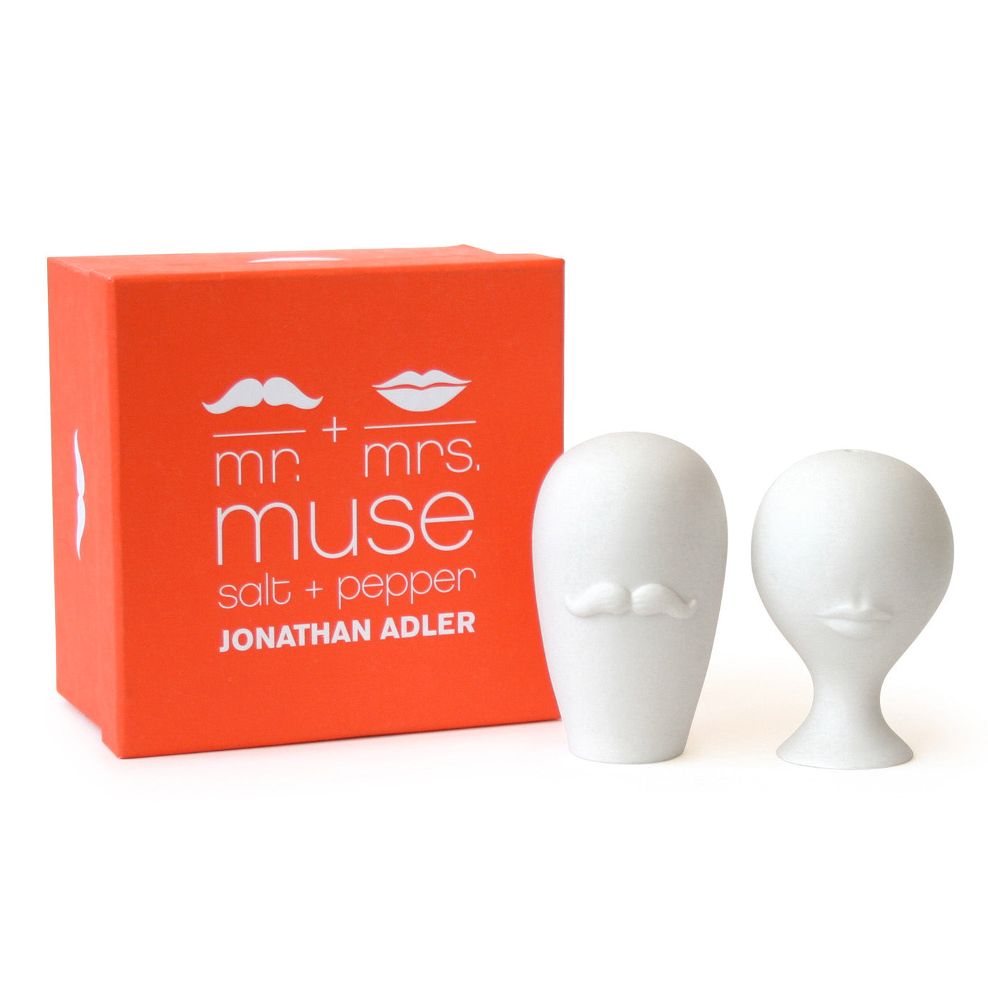 Stylish Mr. & Mrs. Muse Salt and Pepper Shaker Set - Elegant Kitchen Tableware for Dining, Wedding Gifts & Home Decor