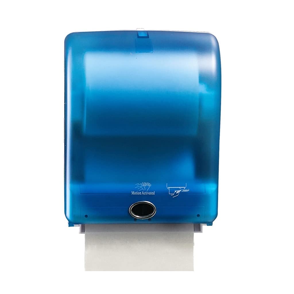 Smart Sensor Automatic Paper Towel Dispenser - Hands-Free Wall Mounted Hand Towel Dispenser for Home, Bathroom, Hotel & Office (Blue) | Hygienic Touchless Solution for Kitchen, Restroom & Public Spaces