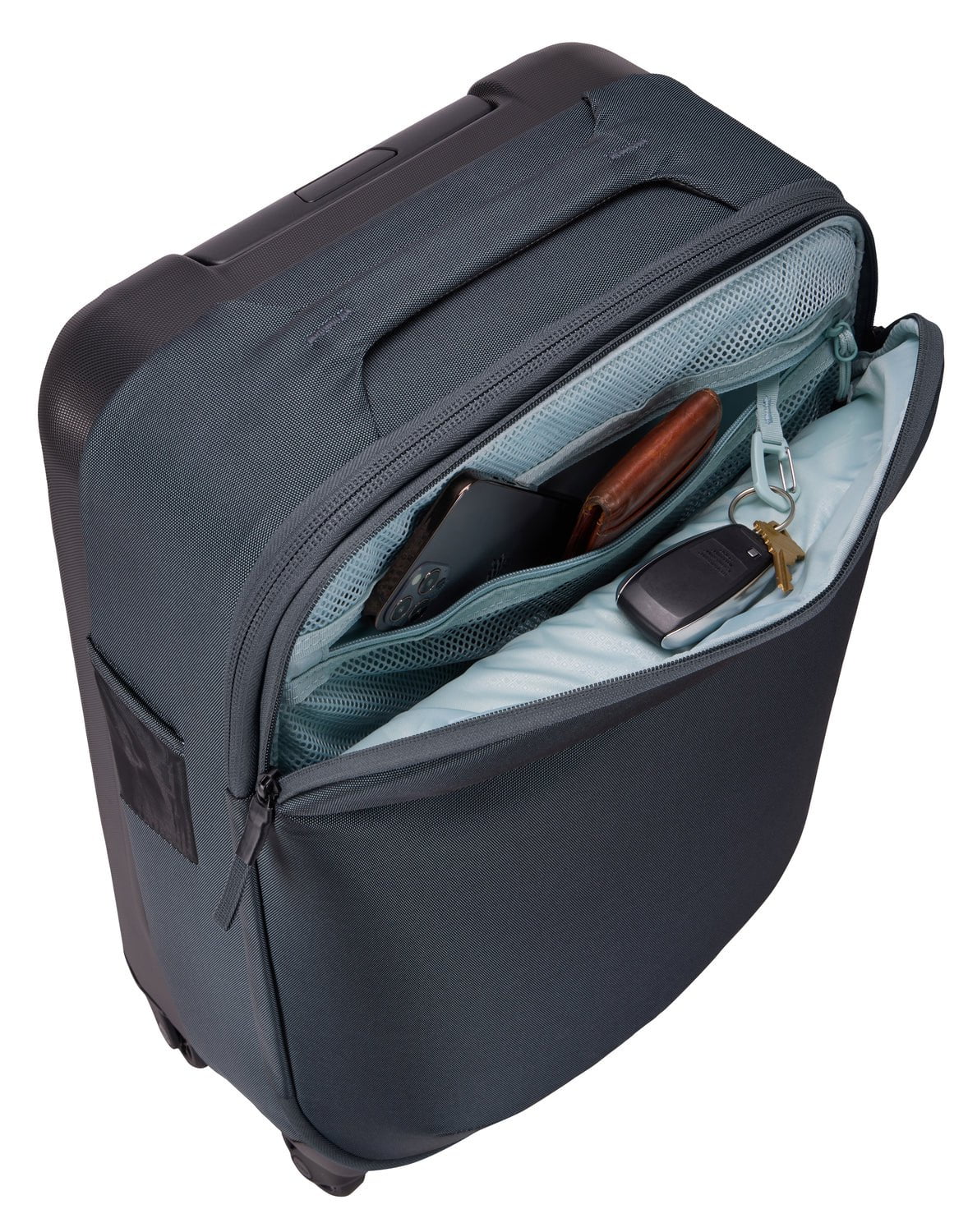 Thule Subterra 2 Carry On Spinner Luggage - Dark Slate | Lightweight Durable Suitcase for Travel & Business Trips | Perfect for Airplane Cabin & Weekend Getaways