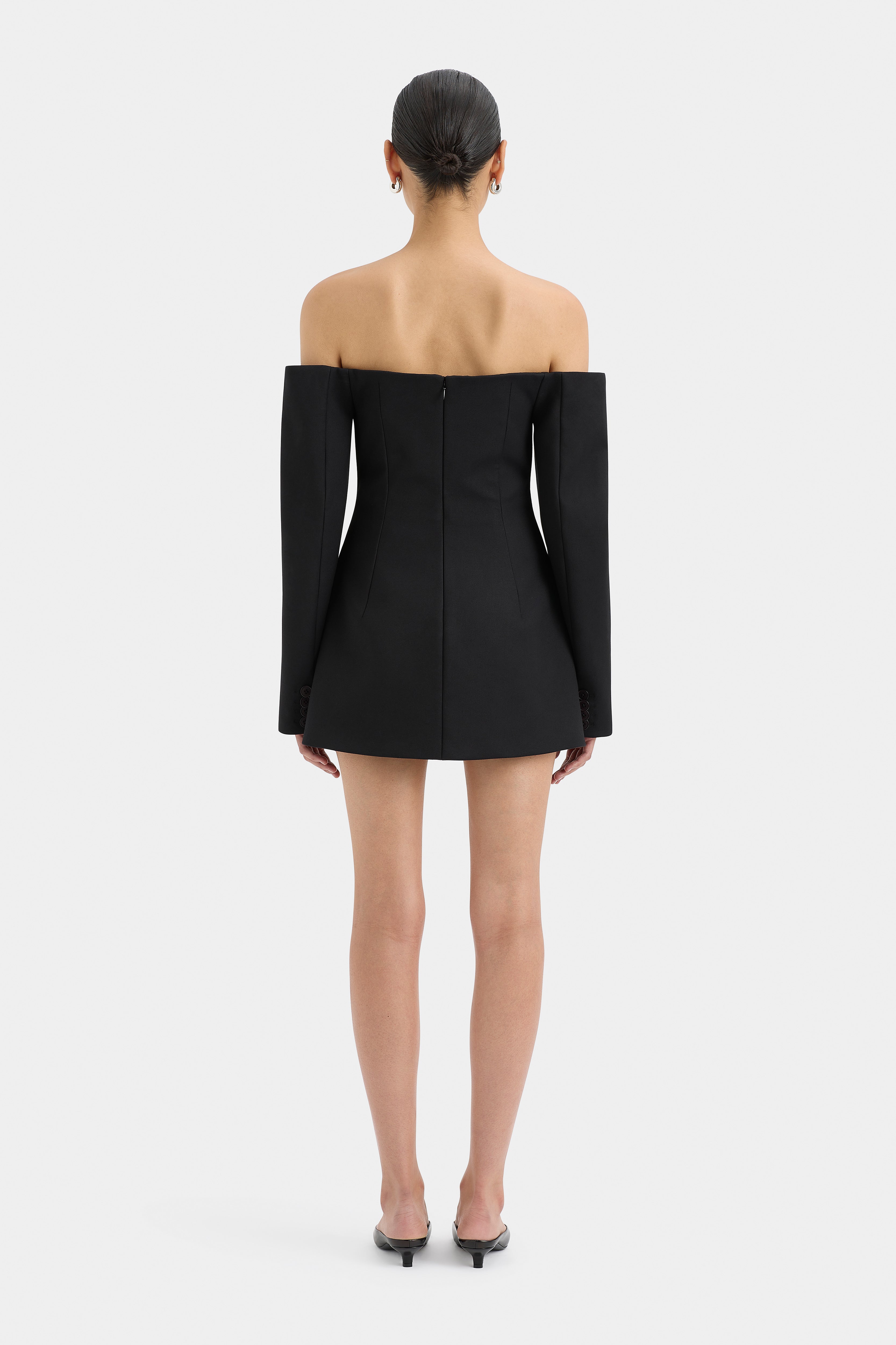 Sandrine Tailored Mini Dress for Women - Elegant Fitted Party Cocktail Dress | Perfect for Night Out, Wedding Guest & Special Occasions