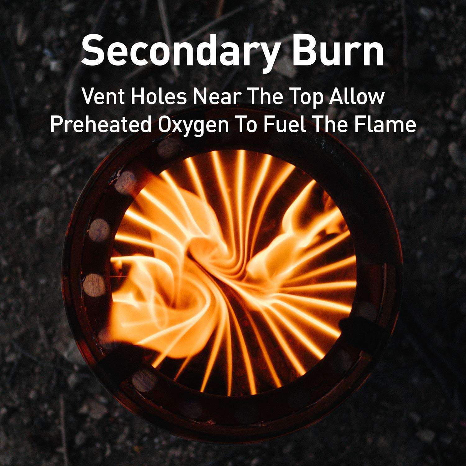 Solo Stove Titan - Portable Wood Burning Camping Stove for Backpacking, Hiking & Outdoor Cooking | Compact Stainless Steel Design | No Batteries or Fuel Needed | Perfect for Campfires, Picnics & Emergency Preparedness