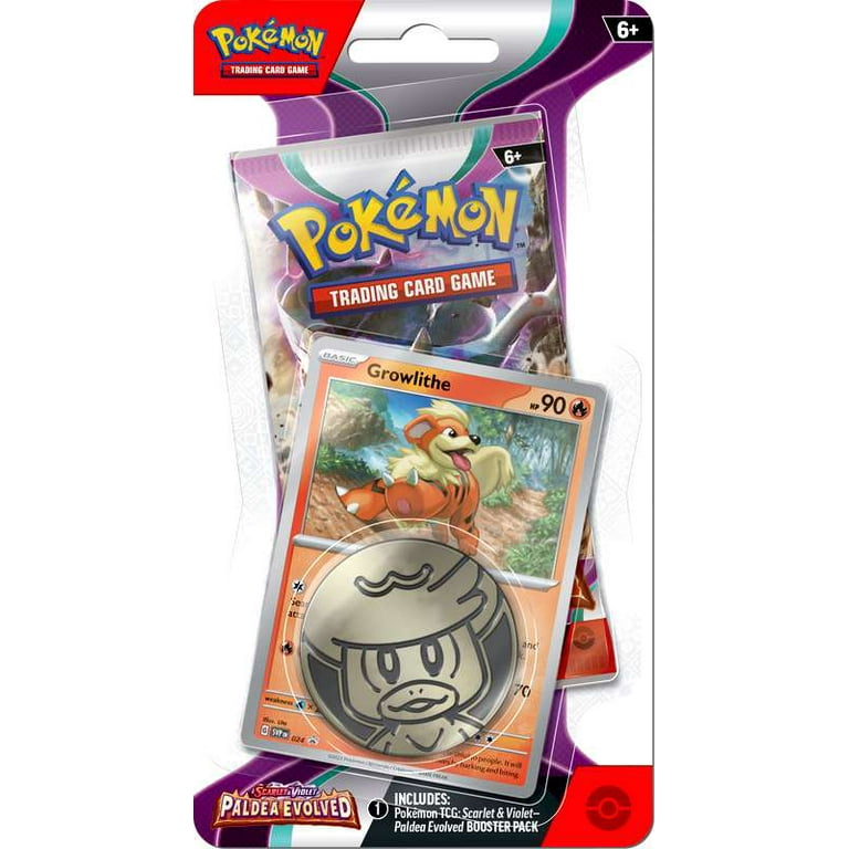 Pokémon Scarlet and Violet Paldea Evolved Checklane Blister Pack - Official Trading Card Game Booster | Collect, Battle & Trade for Nintendo Switch Fans | Perfect for Gifts, Tournaments & Card Collections