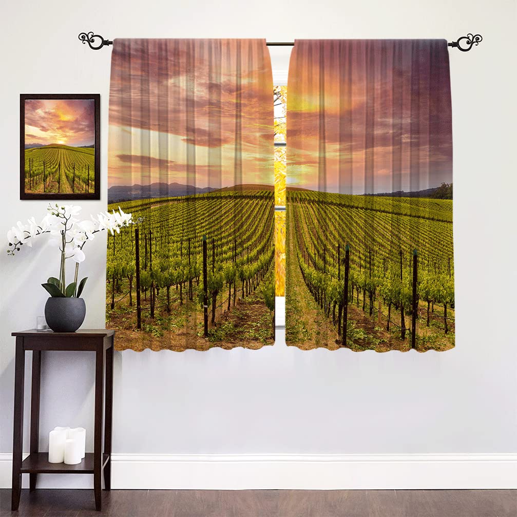 Thermal Insulated Blackout Curtains for Bedroom - 55