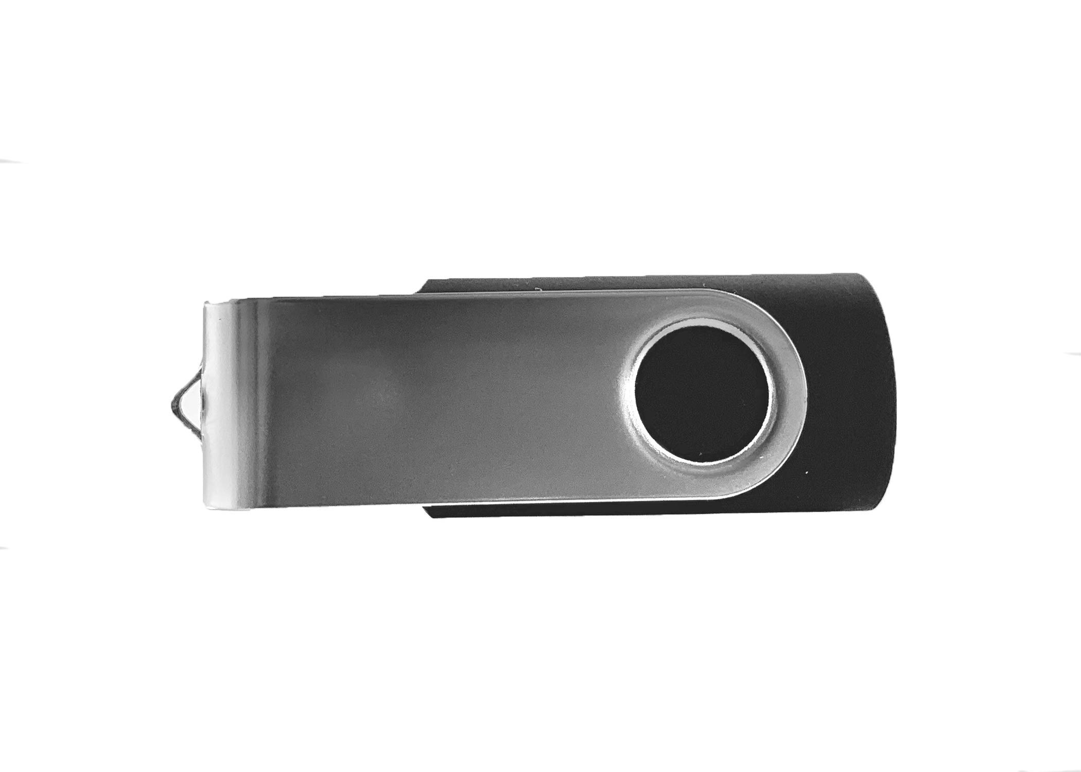 64GB USB 3.0 Flash Drives Bulk Pack (5-Pack Black) with 5 Lanyards & 6 Sticker Labels - High Speed Thumb Drives for Data Storage, School, Office, Business & Tech Accessories