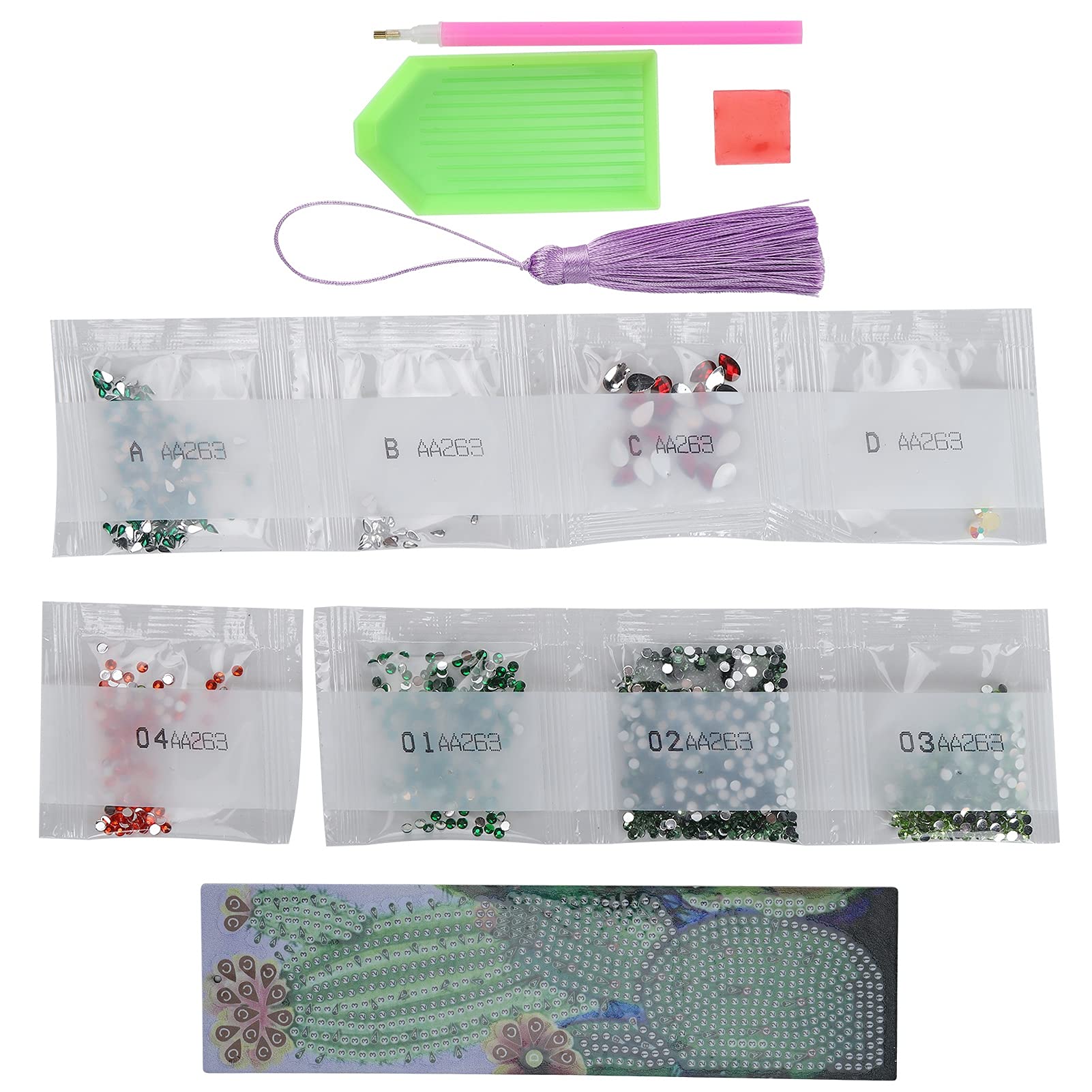 DIY Shiny Painting Bookmarks for Art Crafts - Handmade Decorative Bookmarks (AA263) - Perfect for Scrapbooking, Journaling & Gift Giving