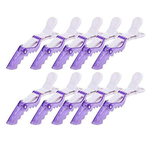 10pcs Duckbill Hair Clips for Styling - Professional Salon Hair Clips for Curling, Binding & Styling - Perfect for Hairdressers, Barbers & Home Use (Great for Updos, Braids & Salon Styling)