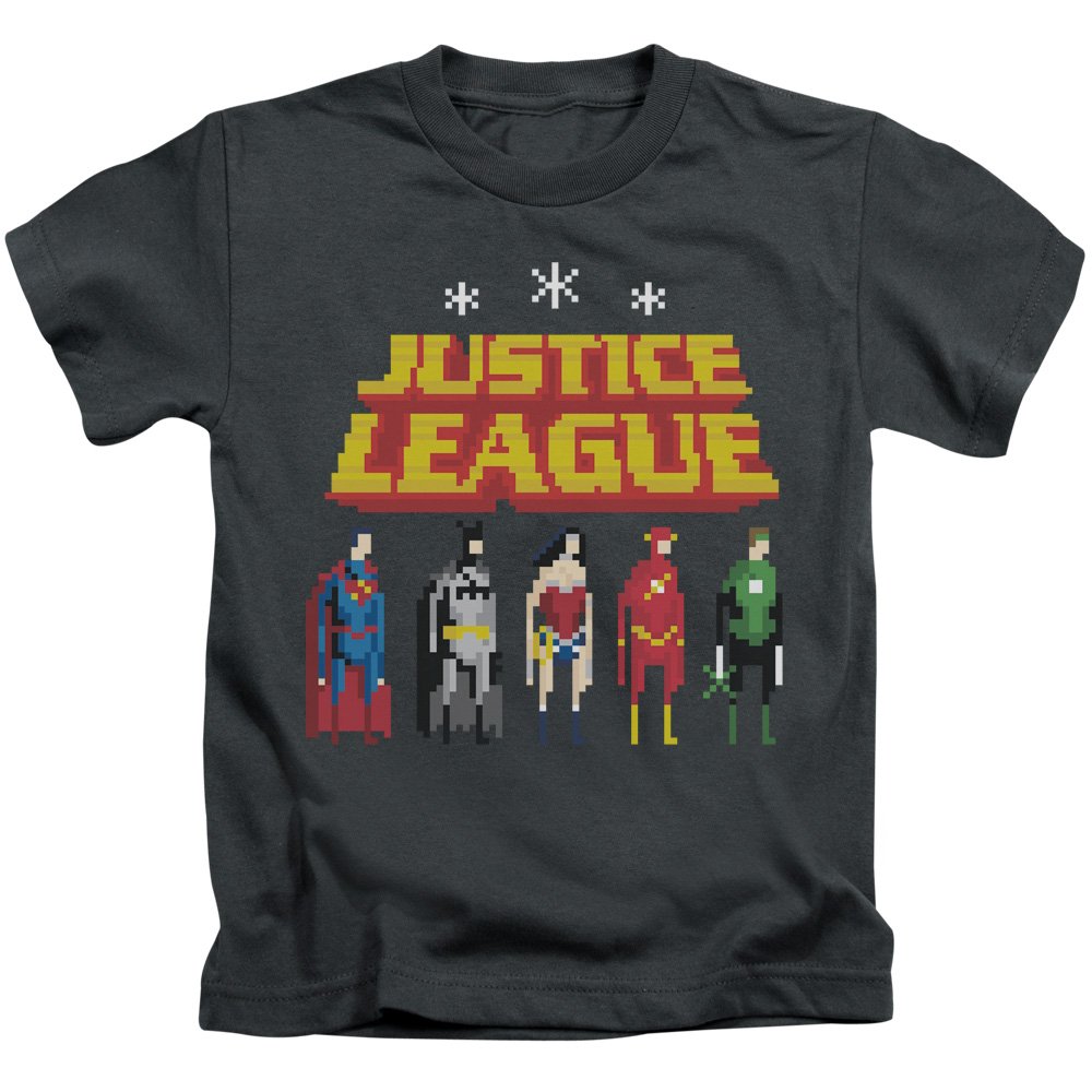 JLA Standing Below Unisex Youth T-Shirt for Kids - Comfortable Graphic Tee for Boys & Girls - Perfect for School, Playdates & Casual Wear