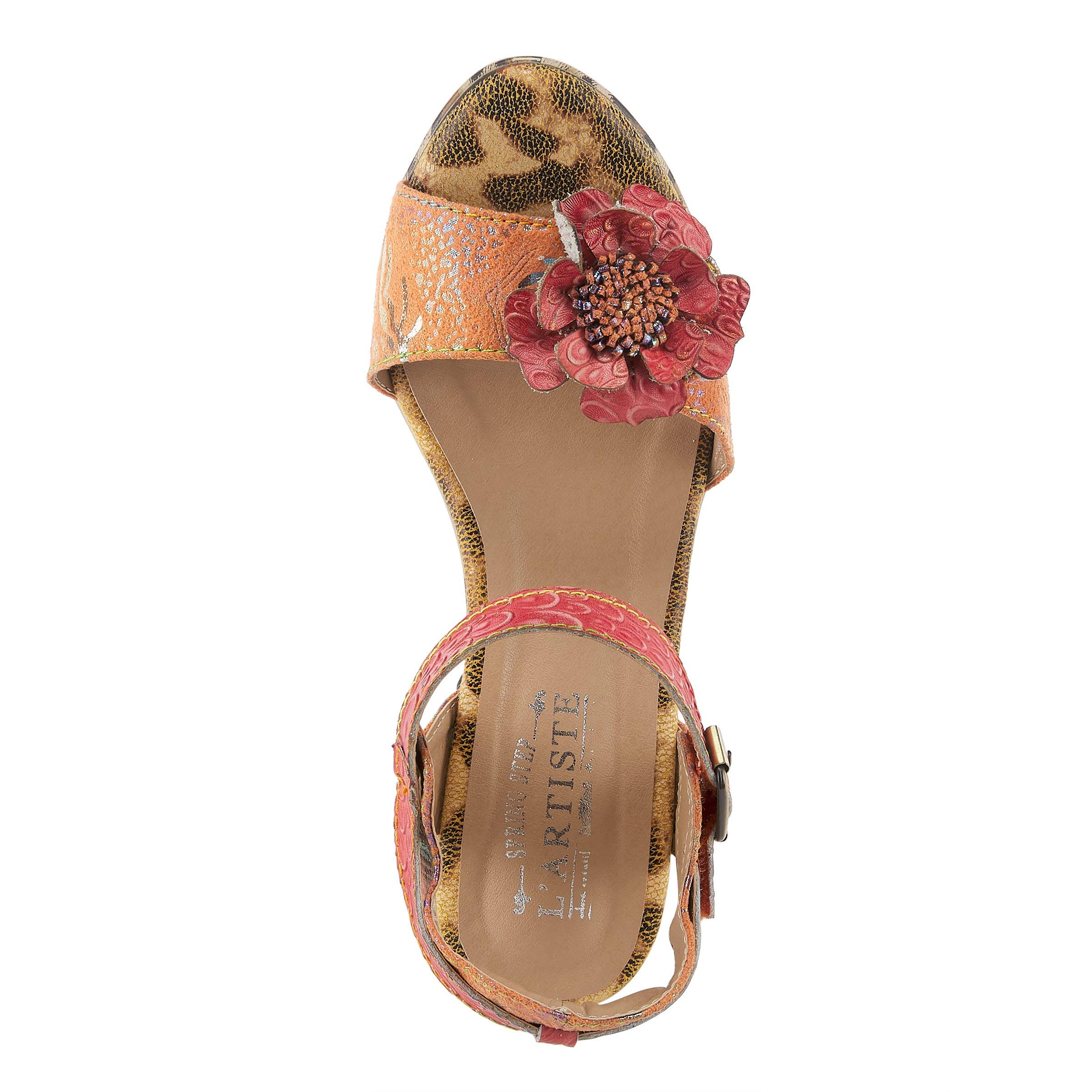 Spring Step L'Artiste Women's Wildcat Comfortable Leather Sandals with Arch Support - Perfect for Summer, Beach, and Casual Outings