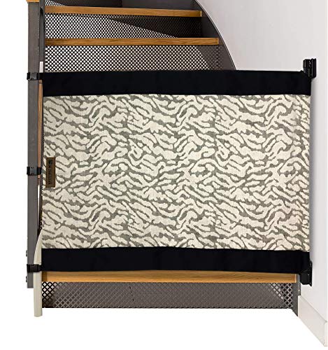 Stair Barrier Baby & Pet Safety Gate - Banister to Wall Baby Gate for Kids & Dogs - Adjustable Fabric Gate for Stairs with Banisters - Made in USA - Perfect for Homes, Apartments & Staircase Safety