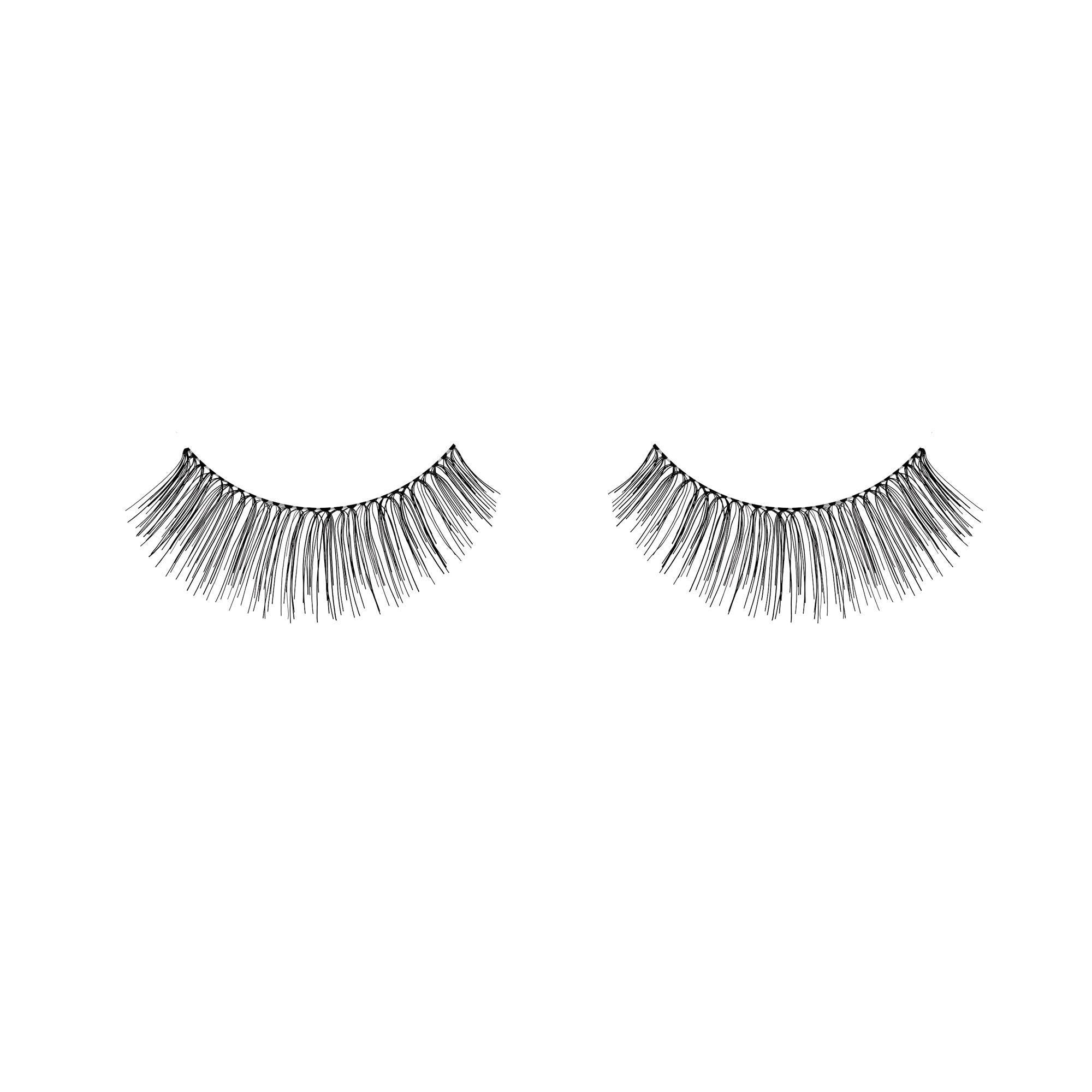 Ardell Fashion Lash 105 False Eyelashes - Black Demi Wispies for Natural Look - Perfect for Daily Wear, Parties & Special Occasions