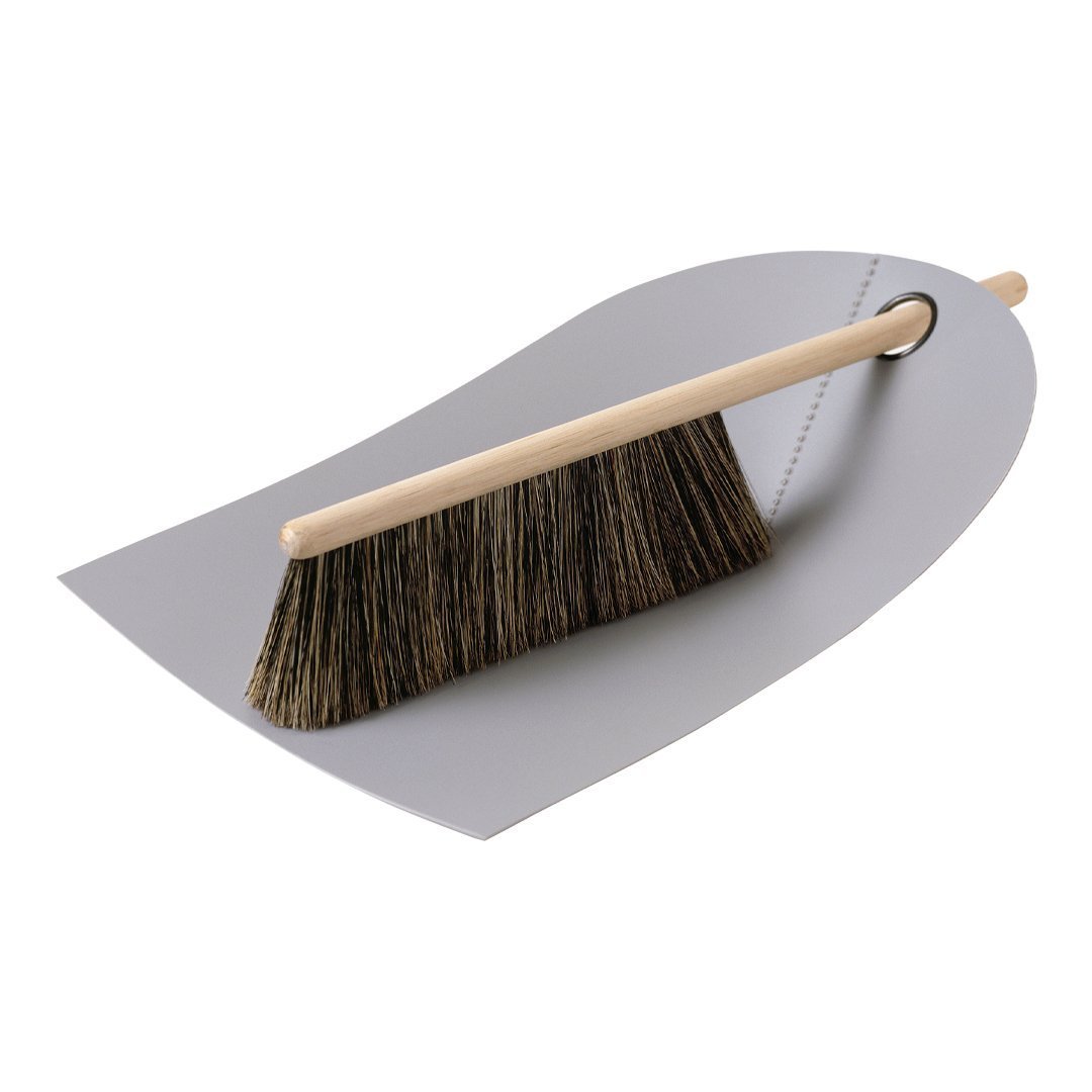 6-Pack Heavy Duty Dustpan and Broom Set with Long Handle - Ideal for Home, Kitchen, Garage, and Office Cleaning