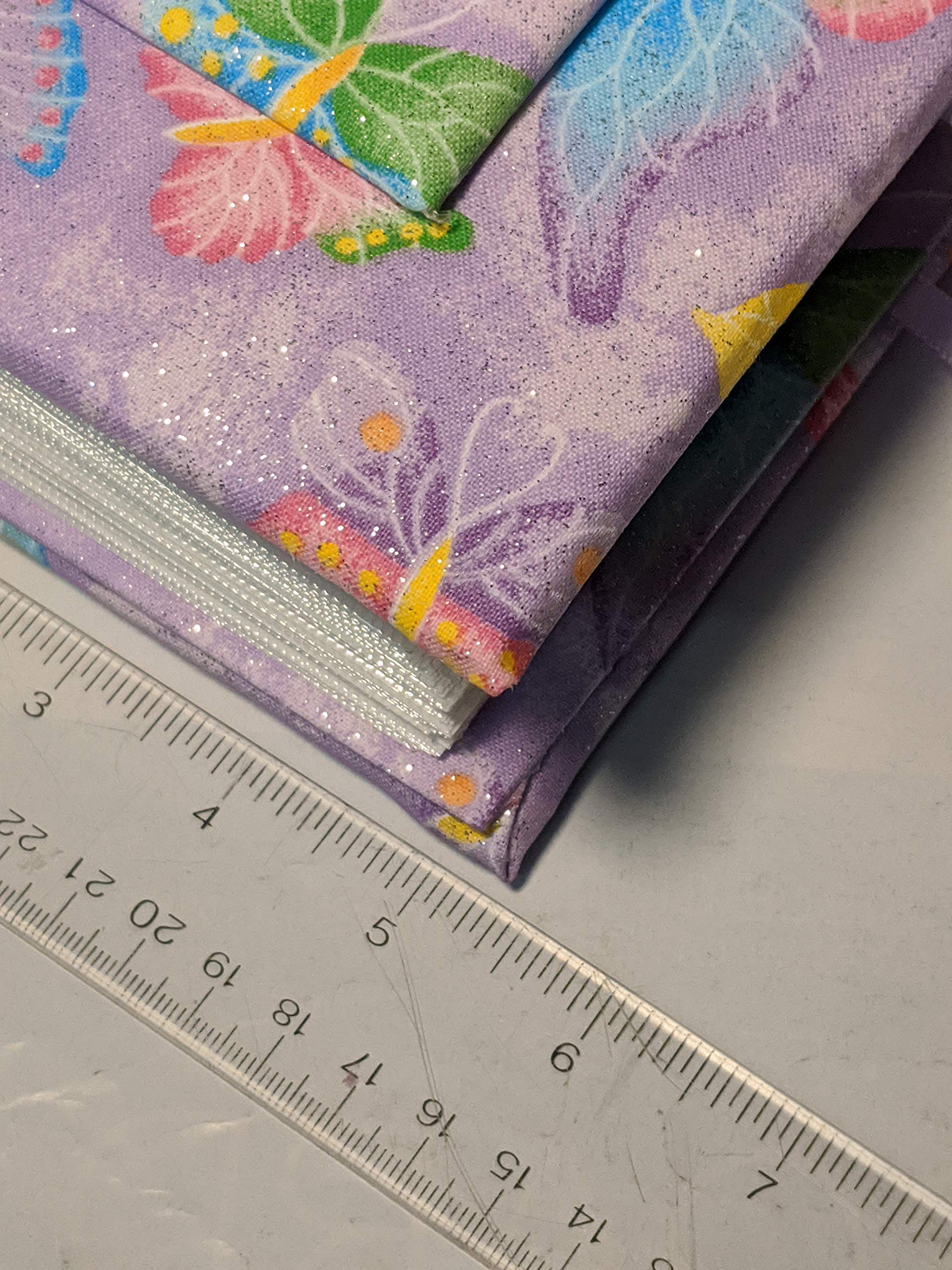 Personalized Baby Photo Album for Girls - Custom Butterfly Design 7x5 Inch Holds 100 4x6 Photos - Perfect for Baby Showers, First Birthday Gifts & Memory Keepsakes
