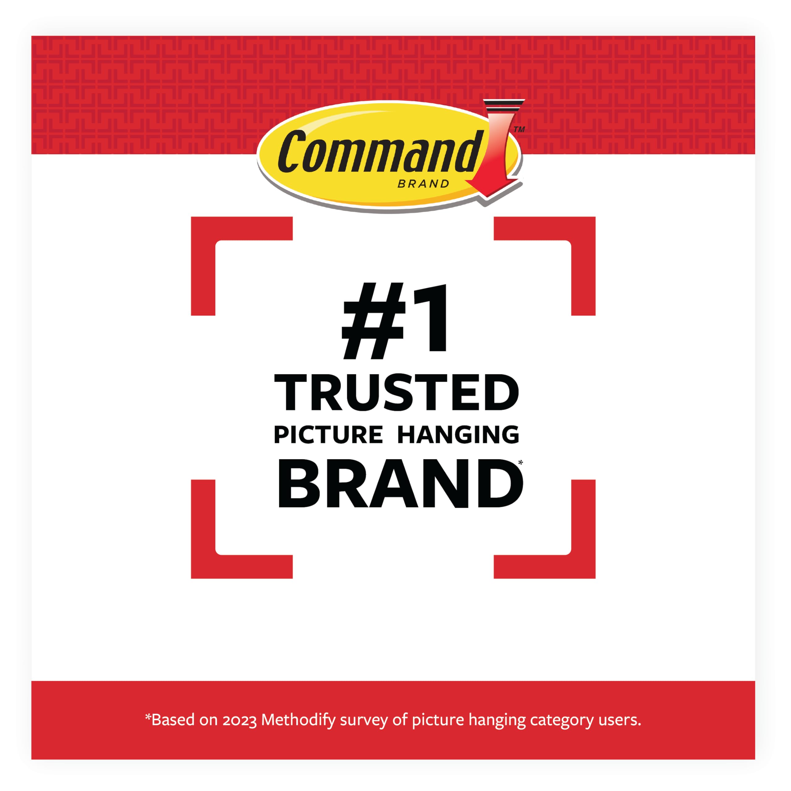 **Command Medium Picture Hanging Strips – 36 Pairs (72 Strips) | Damage-Free Wall Hooks for Frames, Posters & Art | No Tools Needed | Strong Adhesive for Living Room, Bedroom & Office | White**