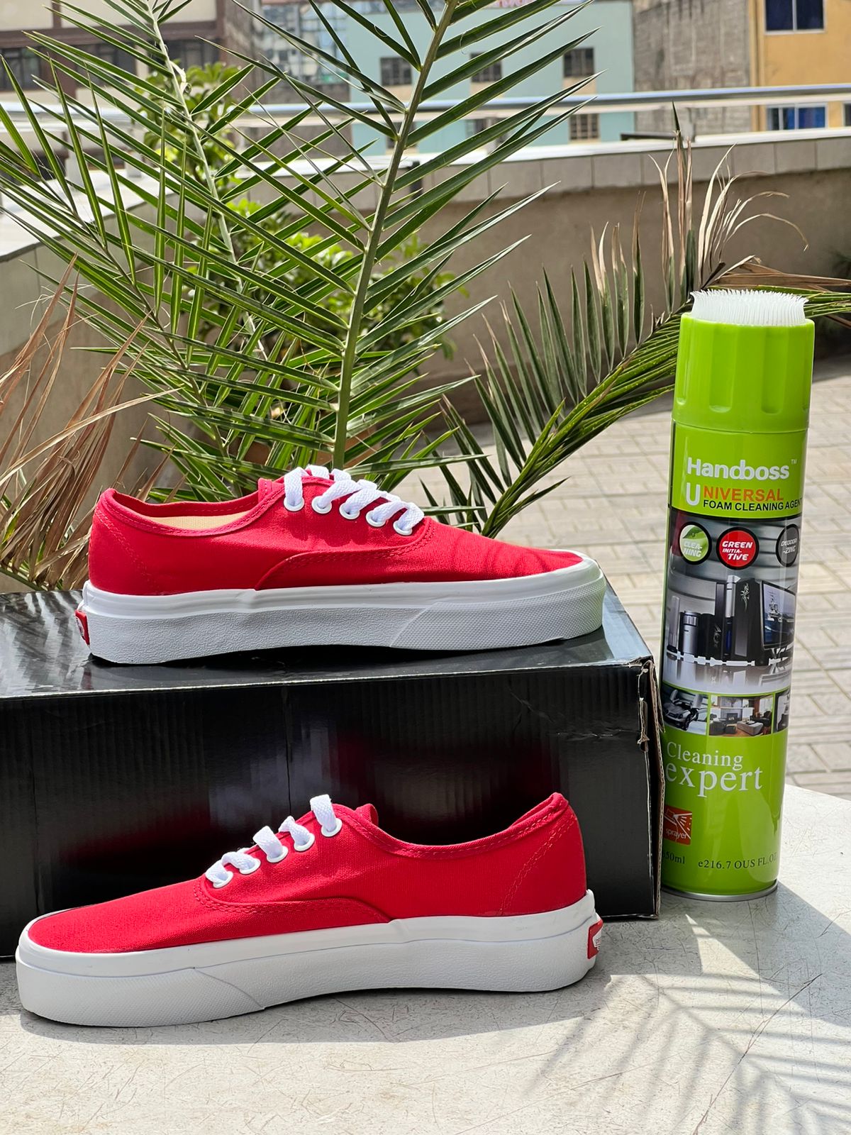 Vans Classic Slip-On Vibrant Red Canvas Sneakers for Men & Women - Comfortable Casual Shoes for Skateboarding, Walking & Everyday Wear