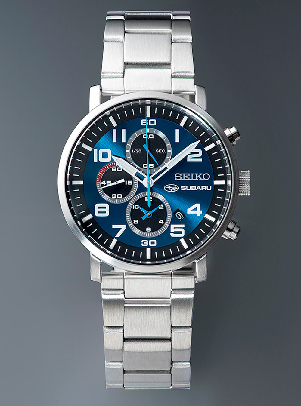 SEIKO × SUBARU Limited Edition Chronograph Watch - Japanese Made | Perfect for Car Enthusiasts & Collectors | Ideal for Racing Events & Luxury Gifts