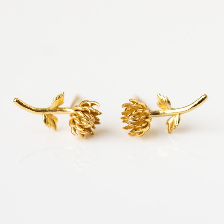 Birth Flower Earrings – Personalized Floral Jewelry for Every Month | Perfect Gift for Birthdays, Anniversaries & Special Occasions