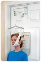 Briggs Healthcare Overdoor Cervical Traction Kit - 20 lb Vinyl Water Bag for Neck Pain Relief | Adjustable Neck Stretcher for Home Physical Therapy & Posture Correction