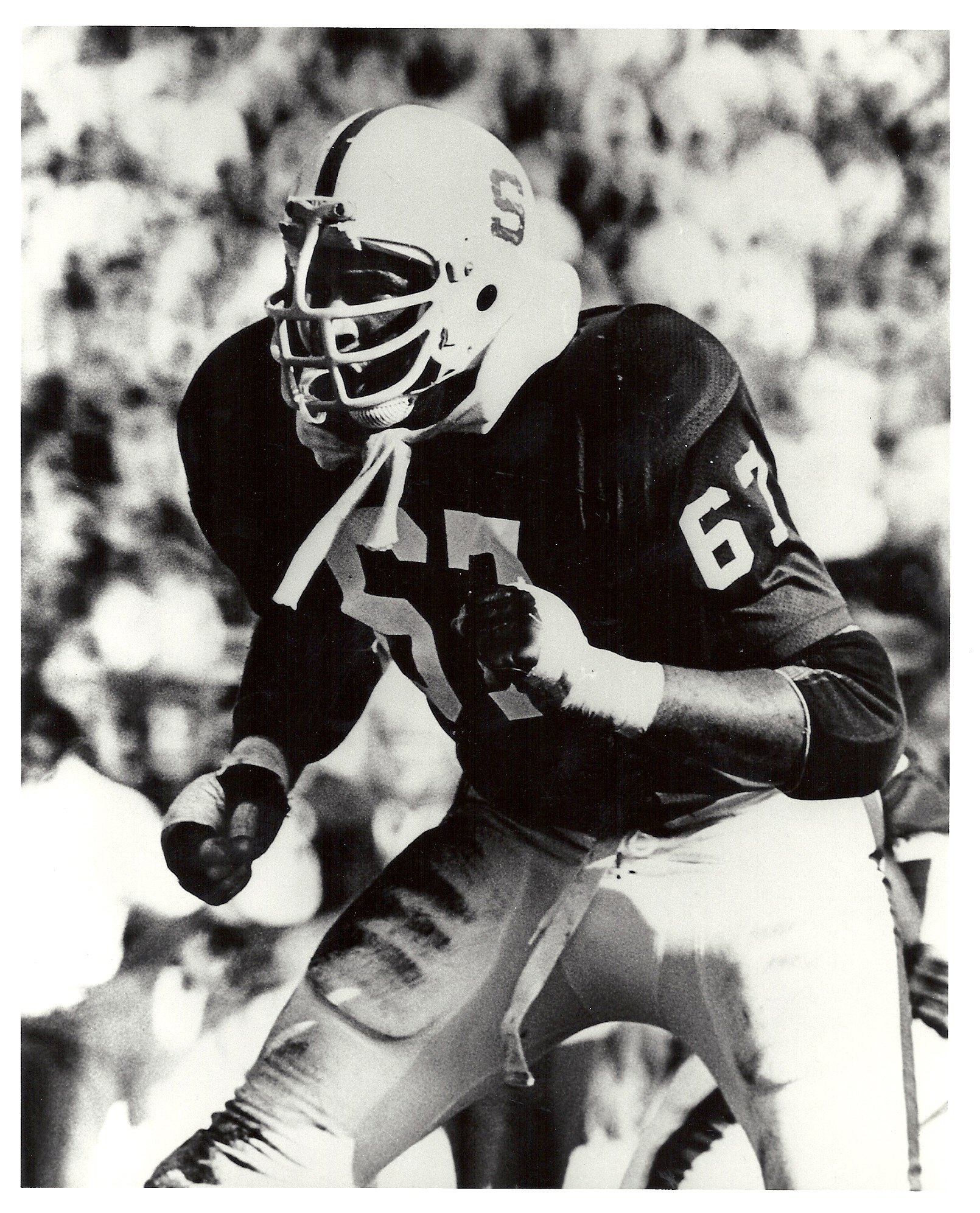 BRIAN HOLLOWAY Stanford Cardinal Football 8x10 Sports Action Photo - JR - Vintage College Football Memorabilia for Sports Fans & Collectors | Perfect for Man Cave, Game Room Decor, or Gift for Football Enthusiasts