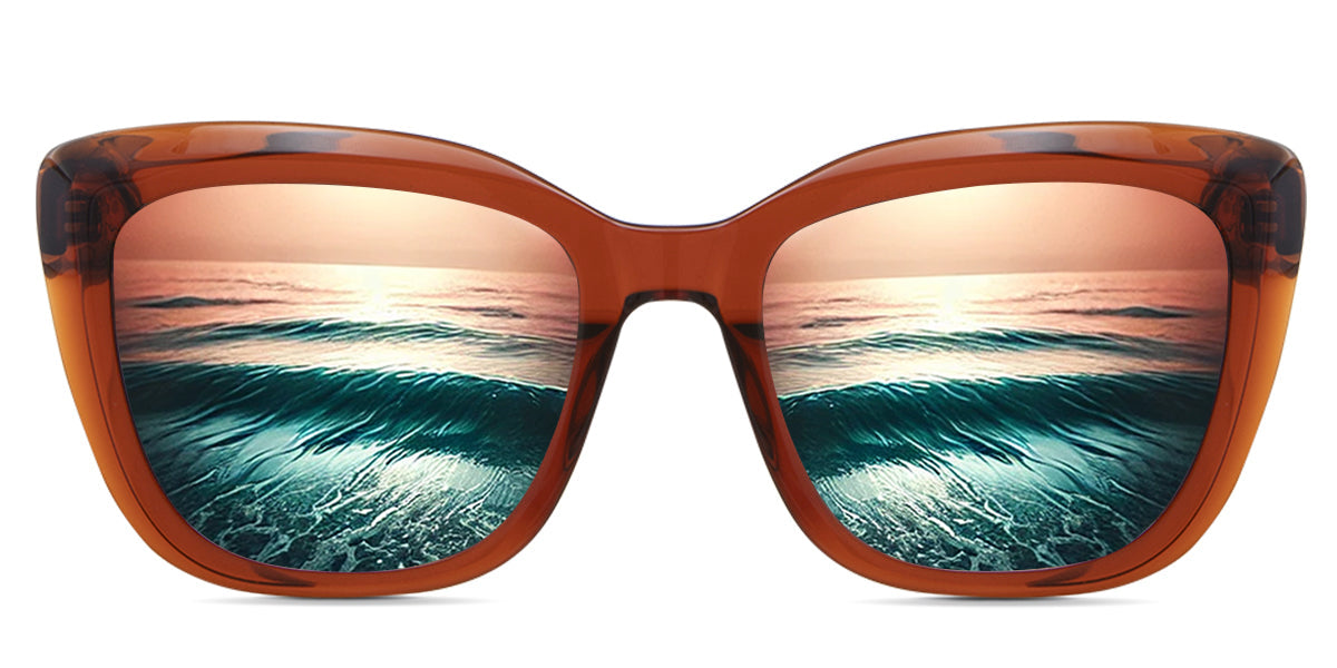 LESA Women's Prescription Sunglasses - UV Protection, Stylish & Comfortable for Driving, Outdoor Activities & Fashion