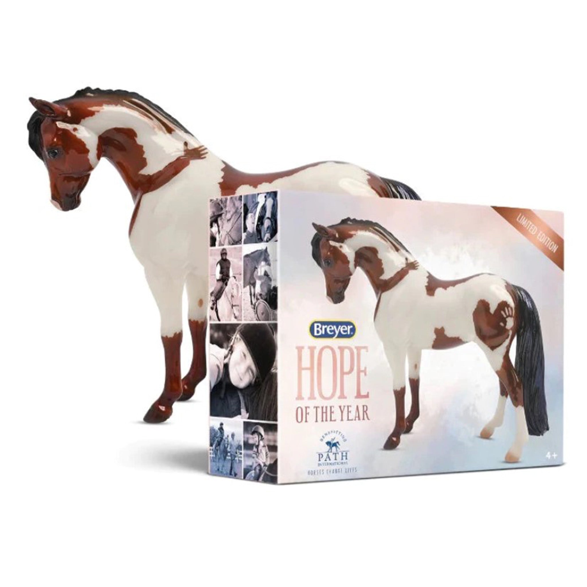 Breyer Hope Pinto Limited Edition Horse Model - Collectible Toy for Kids & Adults - Perfect for Display, Gifts, and Play Scenes
