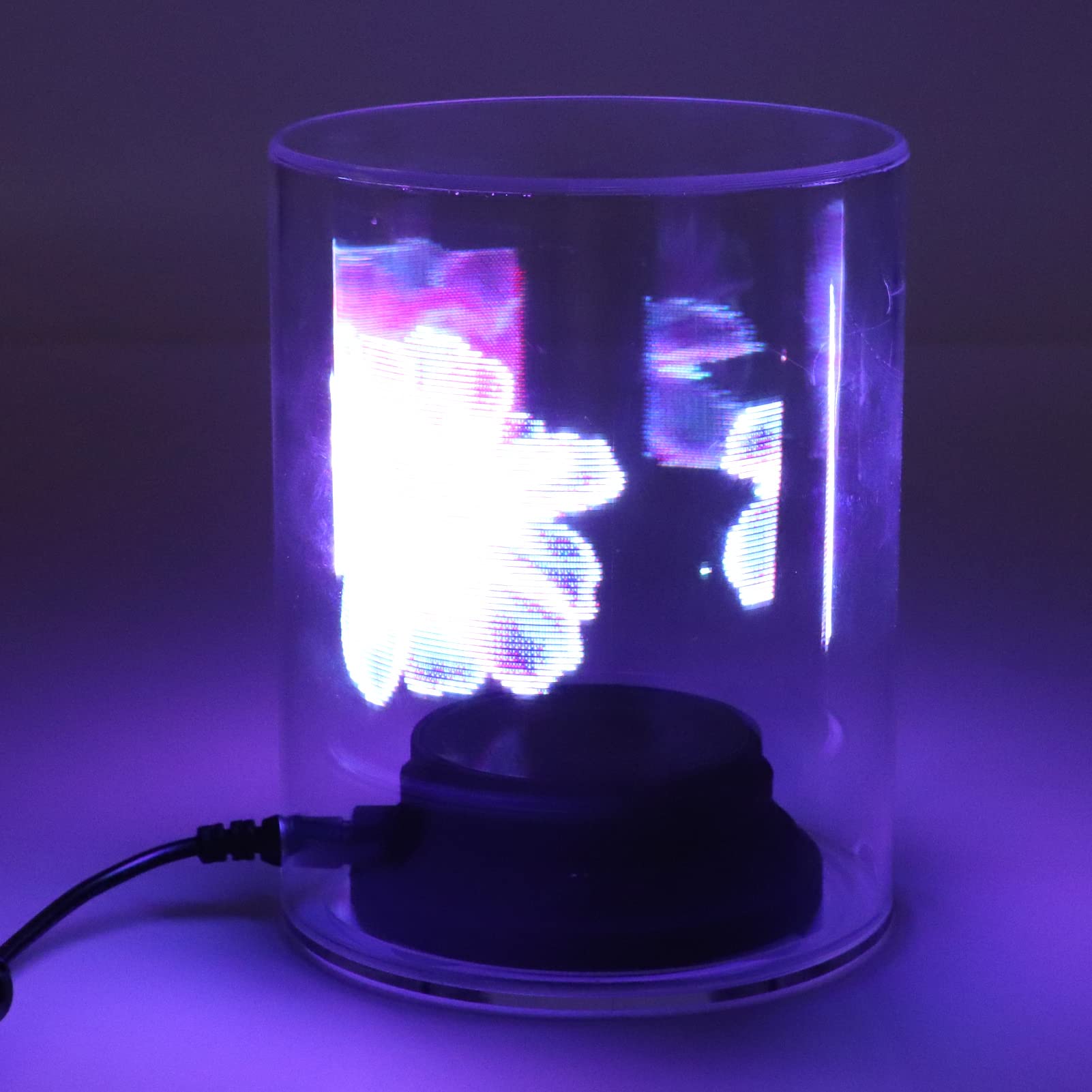 3.9 Inch LED Hologram Fan - 3D Holographic Display Advertising Player with APP Control for Business, Store & Events | Perfect for Retail Displays, Trade Shows & Promotional Campaigns