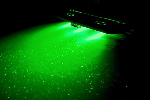 60W LED Surface Mount Underwater Boat Lights - 316L Stainless Steel Marine Lighting with Internal Driver & Overheat Protection (Green) - Perfect for Boats, Yachts, Docks & Night Fishing