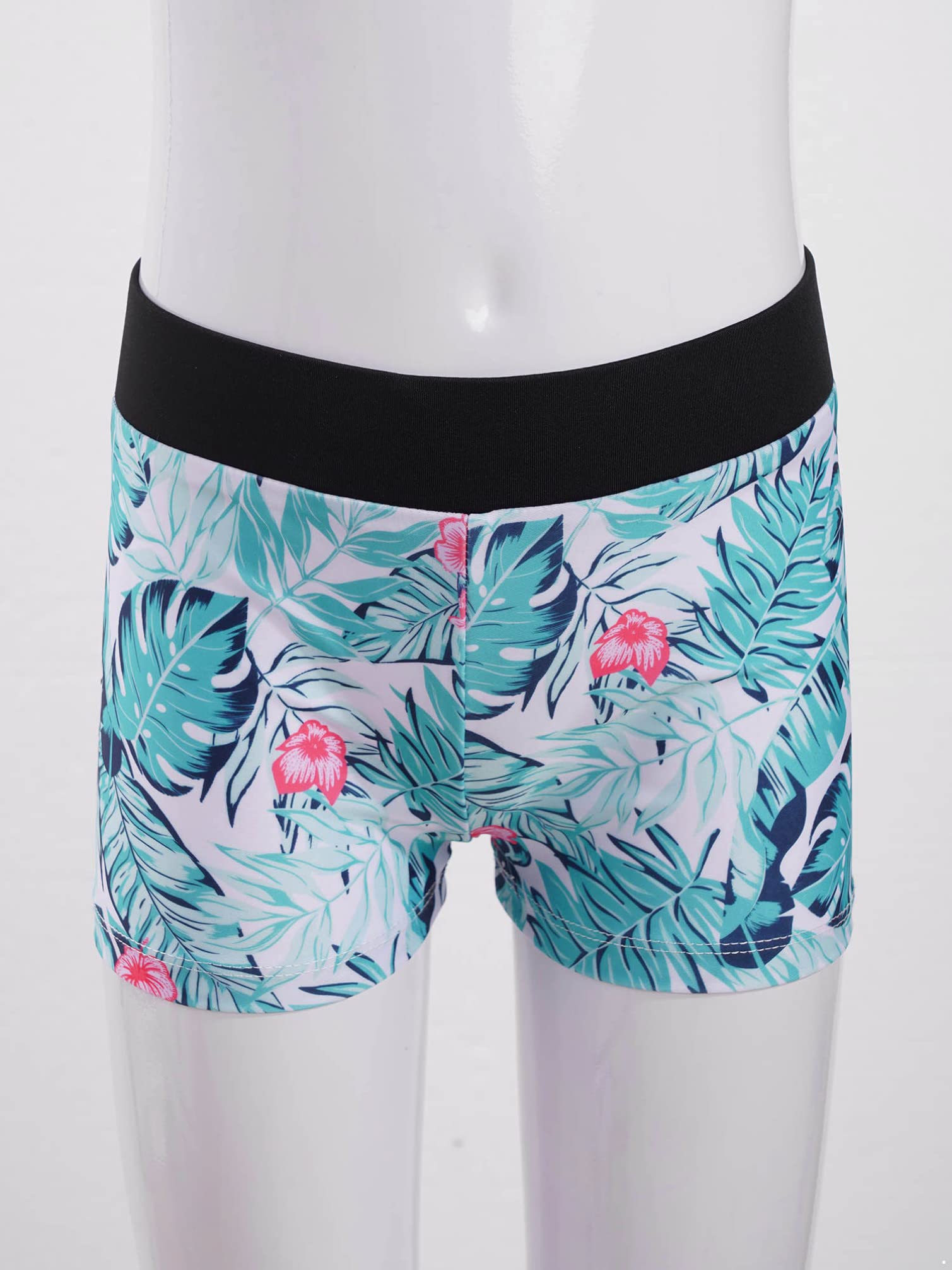 Moily Big Girls Solid Color High Waist Booty Shorts for Ballet Dance, Gymnastics, Workout, Yoga, Running, Fitness, and Casual Wear Hot Pants