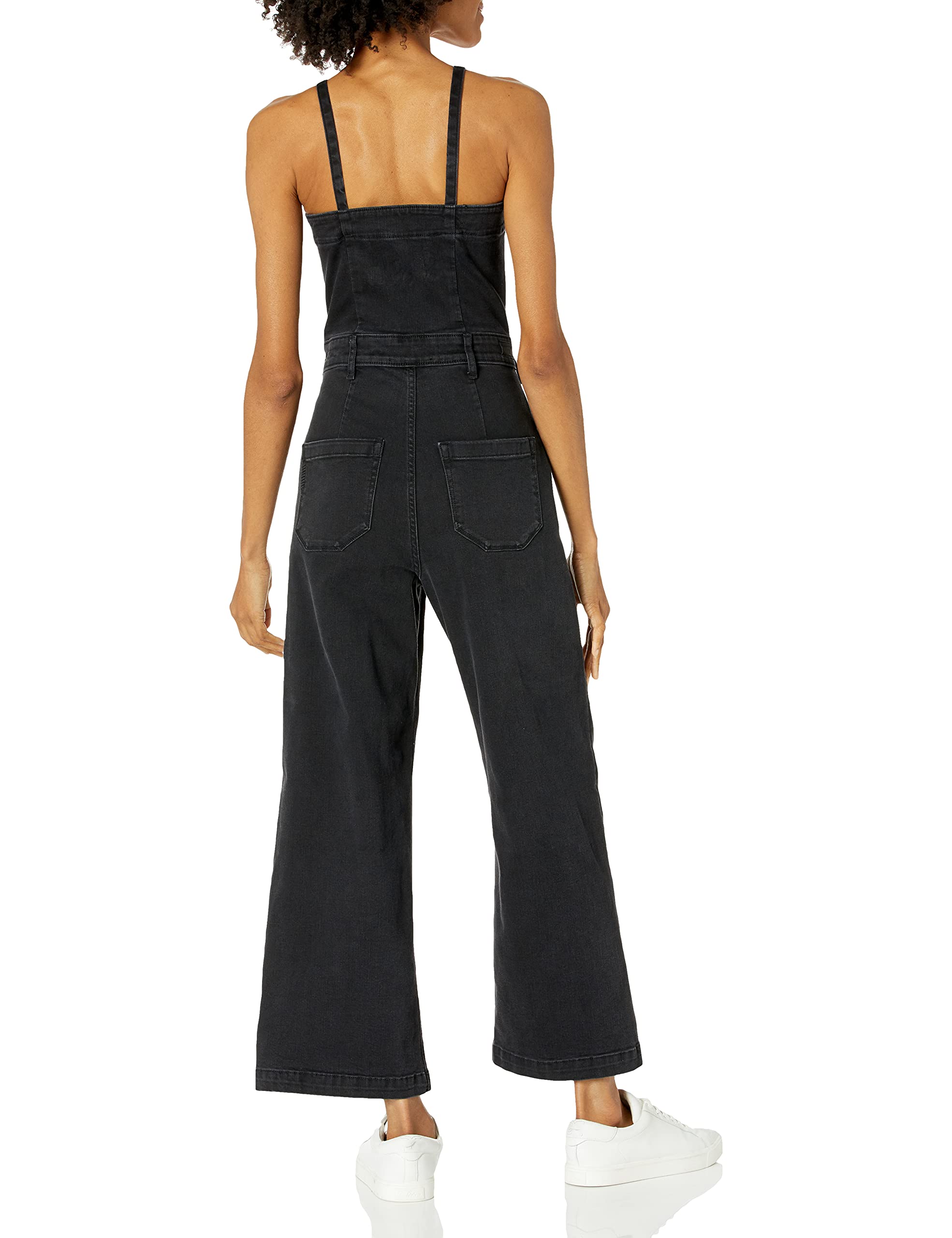 PAIGE Women's Anessa Cropped Culotte Jumpsuit - Lightweight Wide Leg Romper for Summer | Casual Outfit for Beach, Travel & Everyday Wear