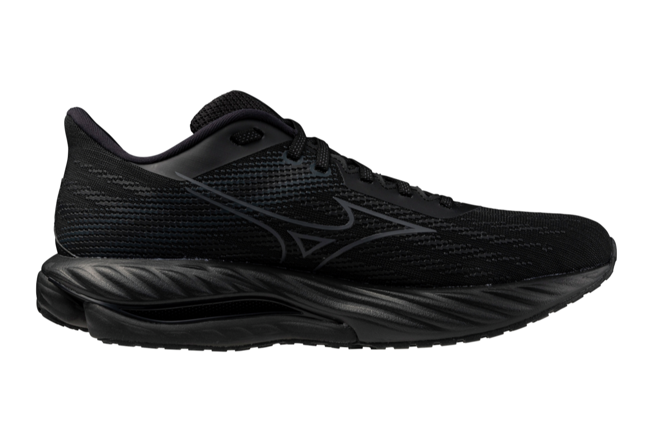 Mizuno Wave Inspire 21 Women's Running Shoes - D Width - Black/Metallic Grey | Lightweight Cushioned Support for Road Running, Jogging & Gym Workouts