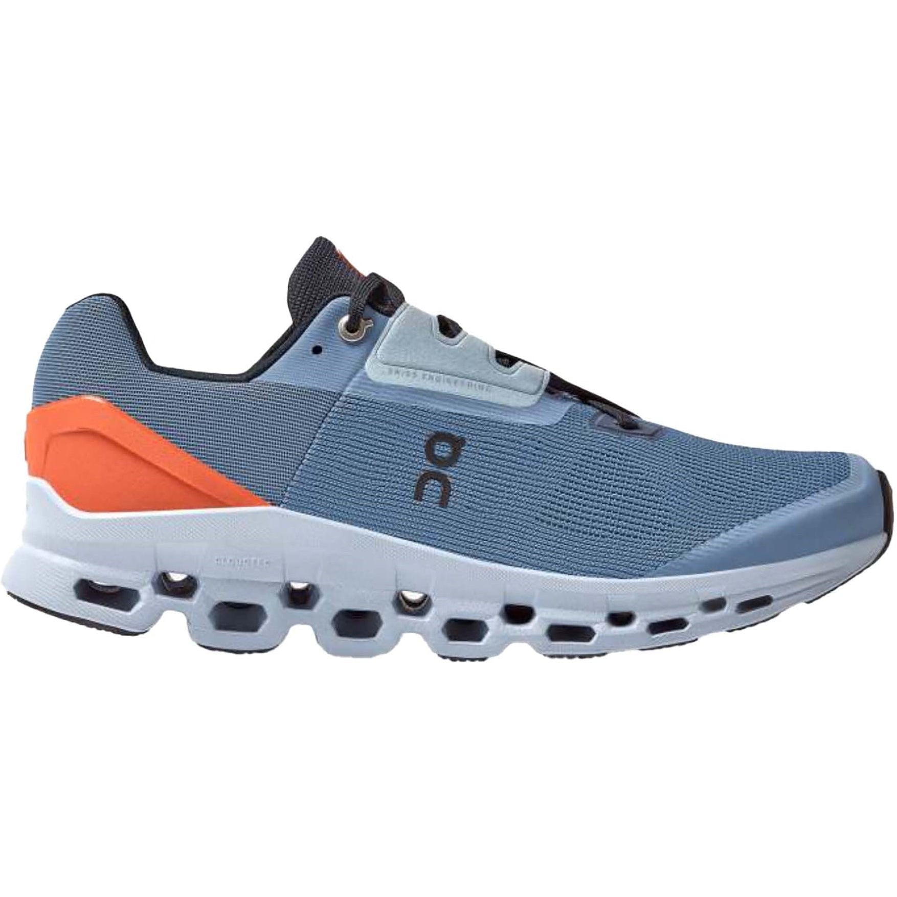 Men's On Cloudstratus Running Shoes - Lake/Flare Color - Size 12.5 D Medium - Lightweight Cushioned Sneakers for Road Running, Jogging & Gym Workouts