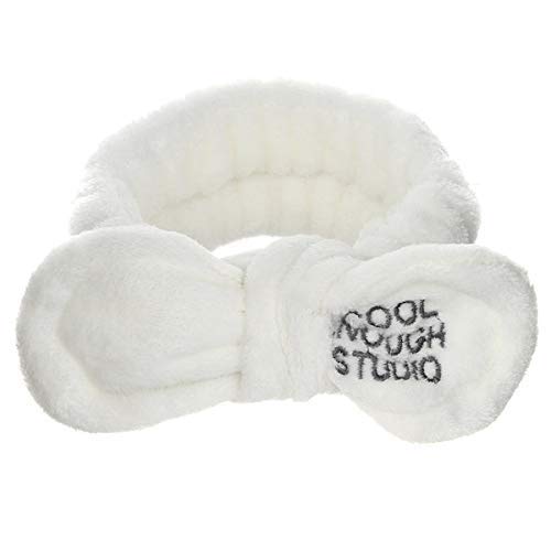 Women's Soft Plush Rabbit Bunny Headband - Cute Spa Makeup Hair Accessory for Women, Fashion Cosplay Hairband (White) - Perfect for Relaxation, Costume Parties & Everyday Wear