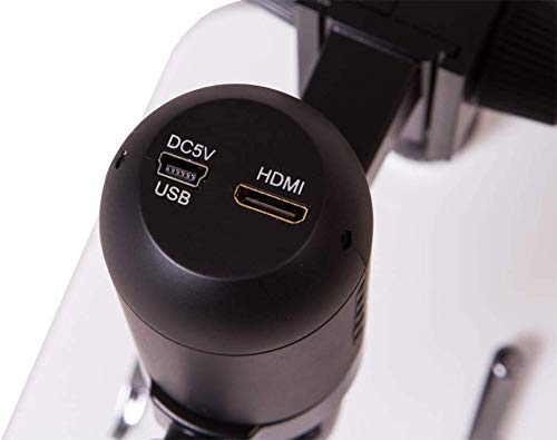 1080P Full HD Digital Microscope with HDMI - 10x to 220x Magnification for PC, TV & Monitor | Photo Capture & Micro-SD Storage | Ideal for Coin Collecting, Jewelry Inspection & Science Education