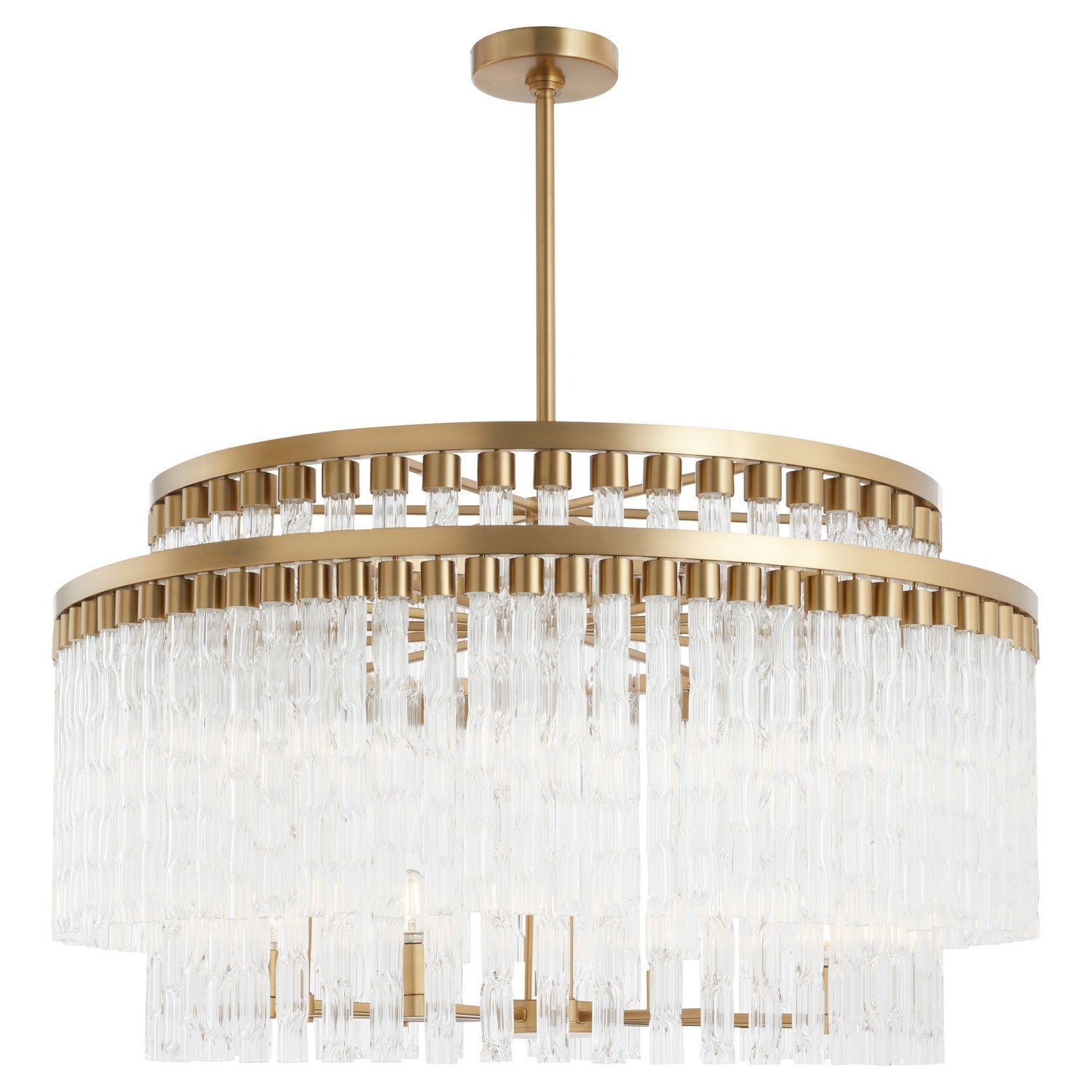 Cyan Design 11628 Noble 12-Light Chandelier in Aged Brass - Elegant Dining Room & Foyer Lighting Fixture