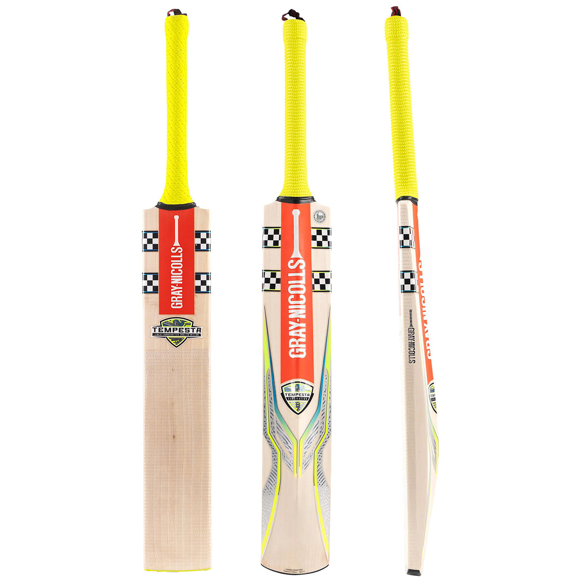 Gray Nicolls Tempesta Gen 1.0 200 Cricket Bat - Premium English Willow Cricket Bat for Professional & Club Players - Perfect for Matches, Practice & Training Sessions