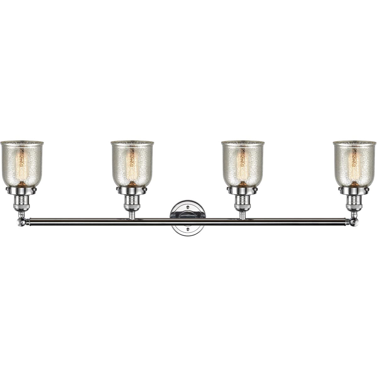 Franklin Restoration Collection 215-PC-G58-LED LED Bathroom Vanity Light Fixture - Silver Finish, Modern LED Illumination for Bathroom Mirror & Vanity Area, Perfect for Home Renovation & Spa-Like Ambience