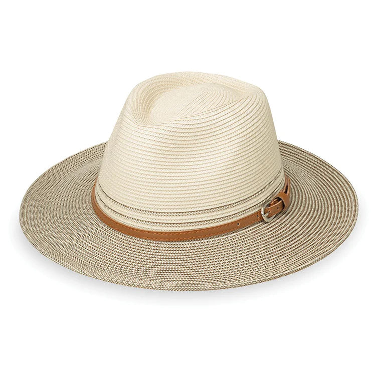 Wallaroo Hat Company Kristy Fedora Hats for Women - Stylish Sun Protection Wide Brim Summer Hat - Perfect for Beach, Outdoor Activities & Travel