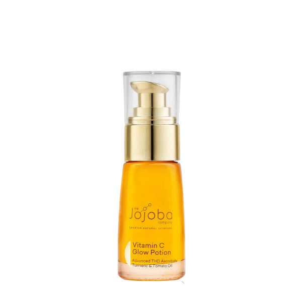 The Jojoba Company Vitamin C Glow Potion 30ml - Brightening Facial Serum for Glowing Skin | Perfect for Daily Skincare Routine & Anti-Aging Care