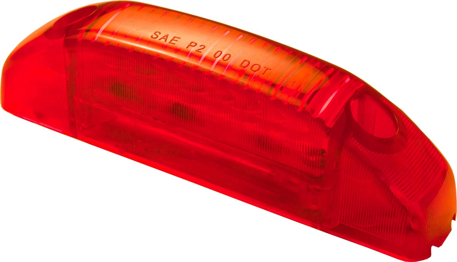2 Pack Red Thin Line Sealed LED Marker Lights for Trucks & Trailers - Waterproof Clearance Lights for RV, Boats, Emergency Vehicles (DOT Approved) - Perfect for Night Driving Safety & Vehicle Visibility