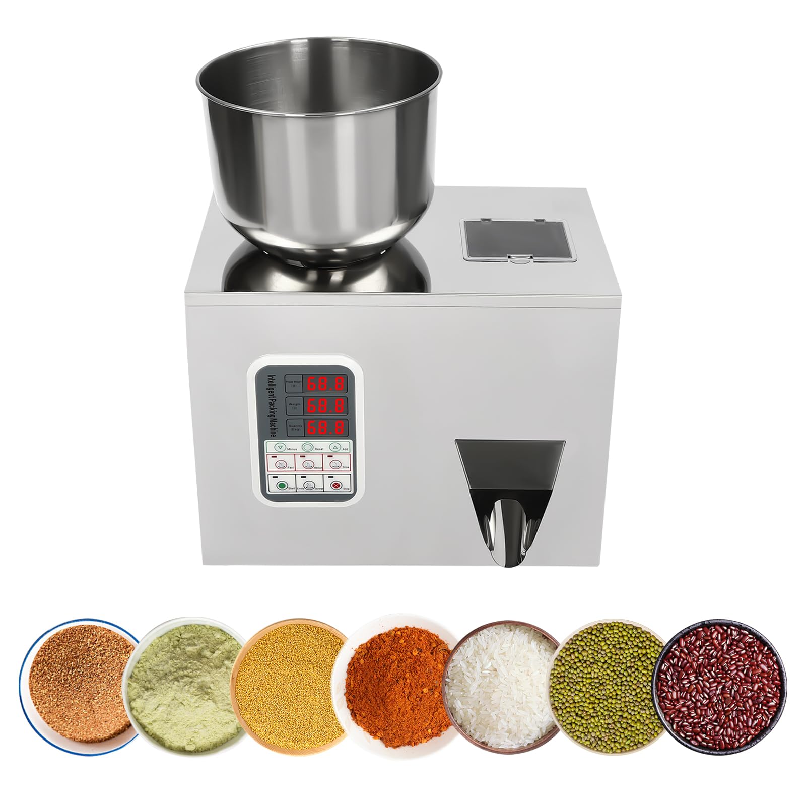 Automatic Powder Filling Machine 1-100g | Precision Powder & Granule Dispenser for Bottles & Bags | Perfect for Beans, Seeds, Grains, Tea & Granular Products | Ideal for Home, Commercial & Industrial Packaging
