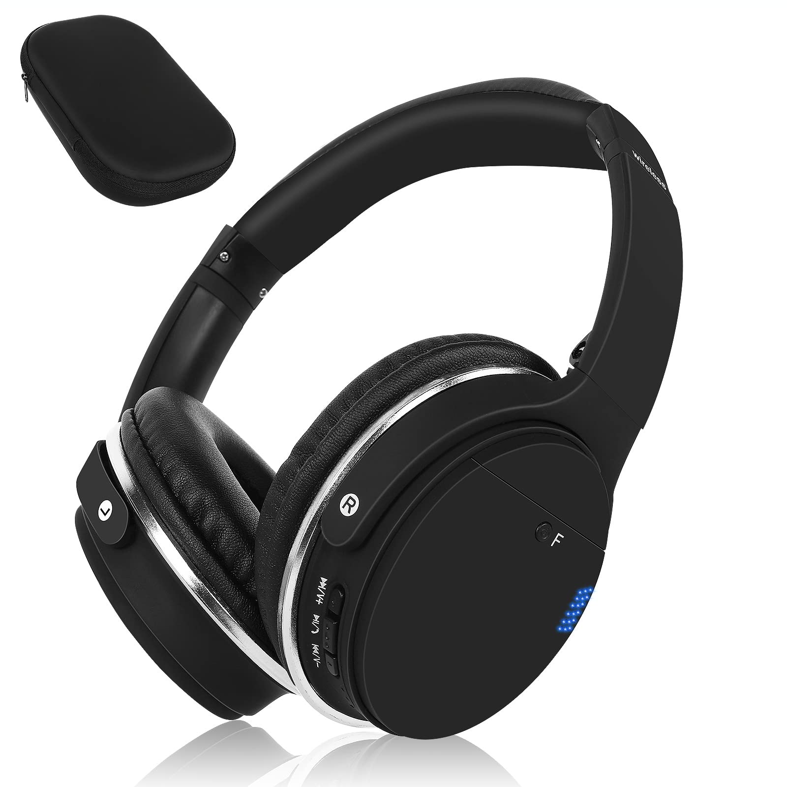 UrbanX UX991 Wireless Bluetooth Over-Ear Headphones with Mic - Hi-Res Audio, Deep Bass, Superior Comfort for Samsung Galaxy Tab A7 Lite - Perfect for Phone Calls, Music & Gaming
