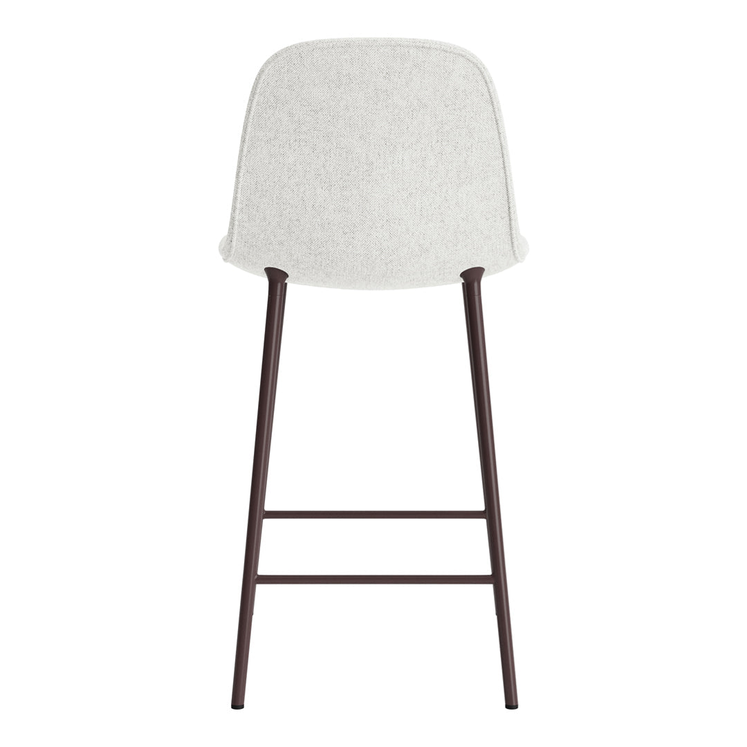 Premium Fully Upholstered Form Counter Chair - Stylish Bar Stool for Kitchen Island, Breakfast Nook & Home Bar Seating