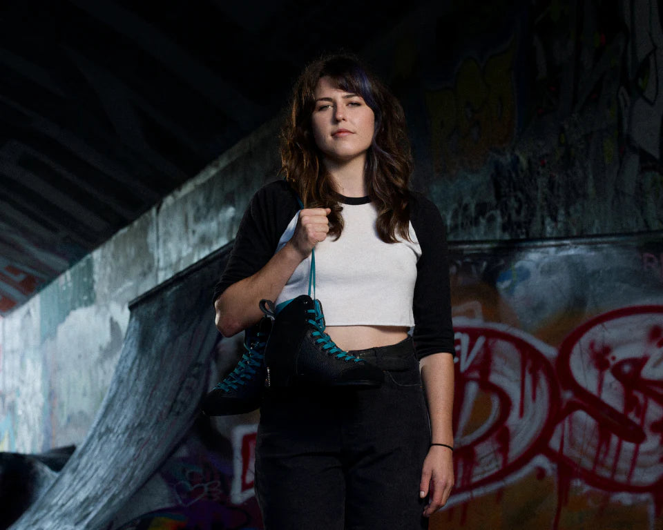 Chuffed Skates Lanna Thornhill Pro Roller Skate Boots - Premium Quad Roller Skates for Women & Men - Perfect for Roller Derby, Artistic Skating & Outdoor Rink Performance